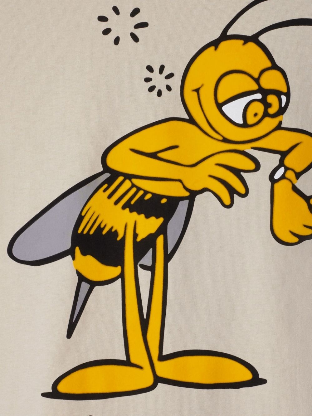 Bee-print T-shirt - 6