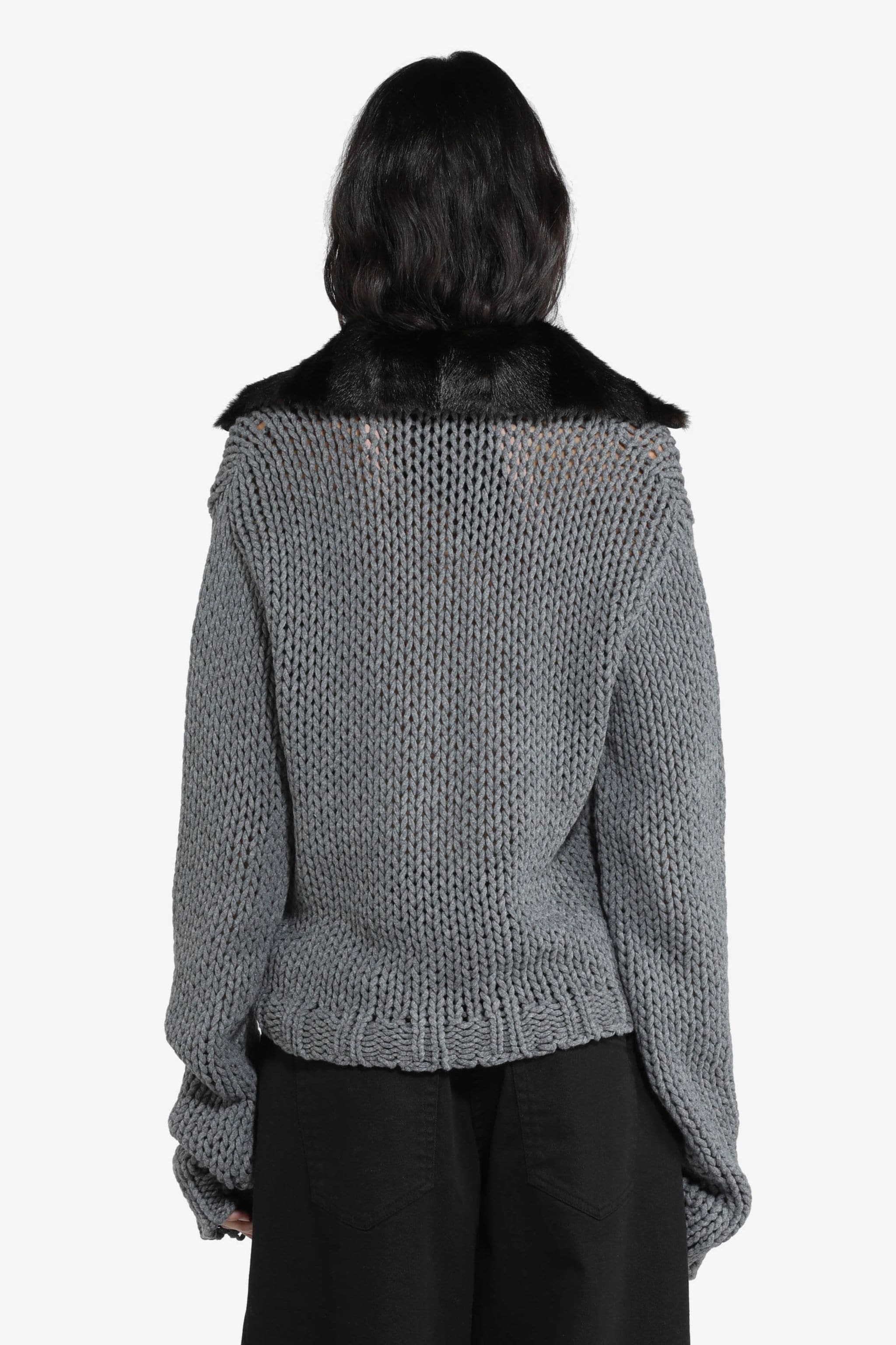 KNITTED POLO SWEATER - 2