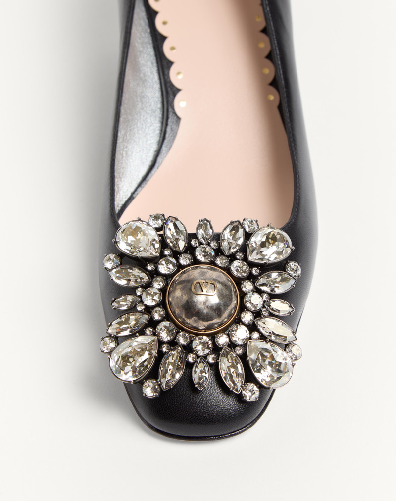 Valentino PRESHOES KIDSKIN PUMPS WITH CRYSTALS 45MM outlook