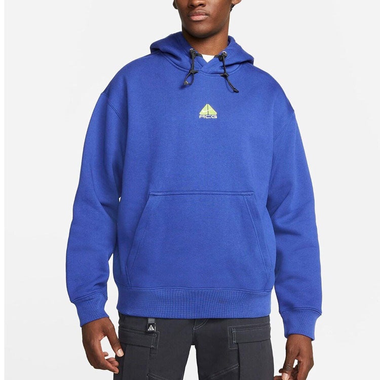 Nike ACG Therma-Fit Solid Color Logo Embroidered hooded Long Sleeves Unisex Blue DH3087-455 - 3