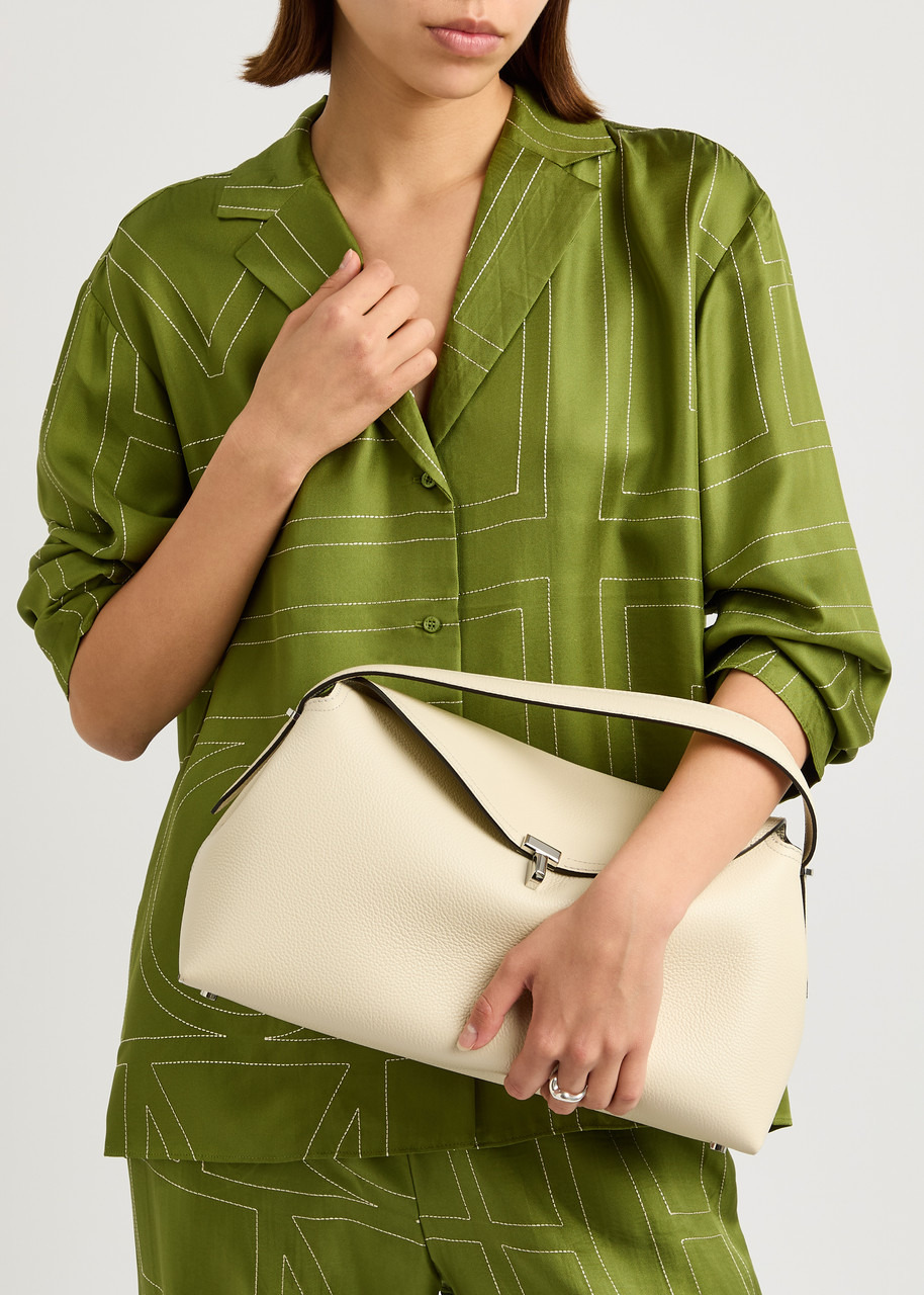 T-Lock leather top handle bag - 5