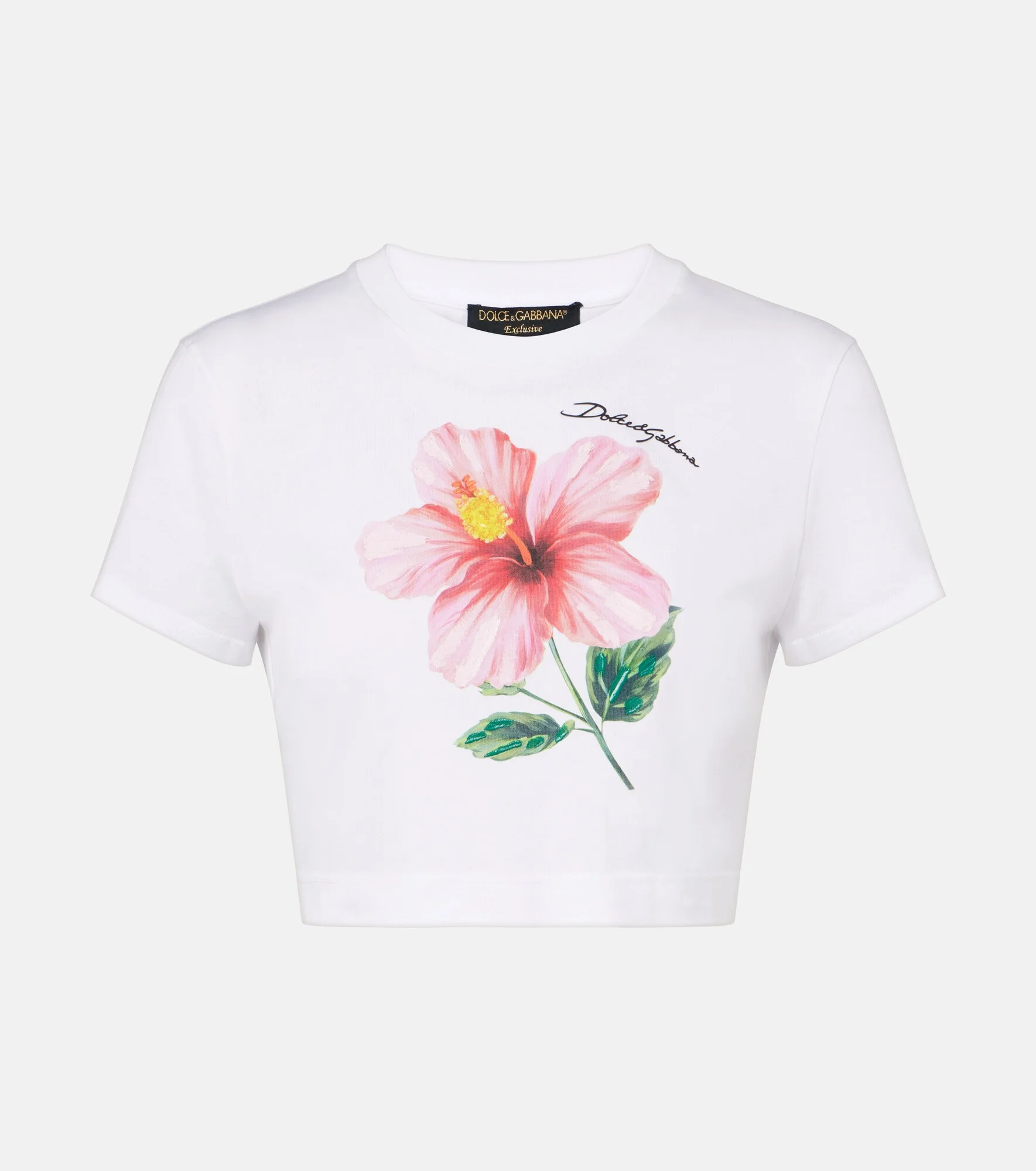 Floral cotton crop top - 1