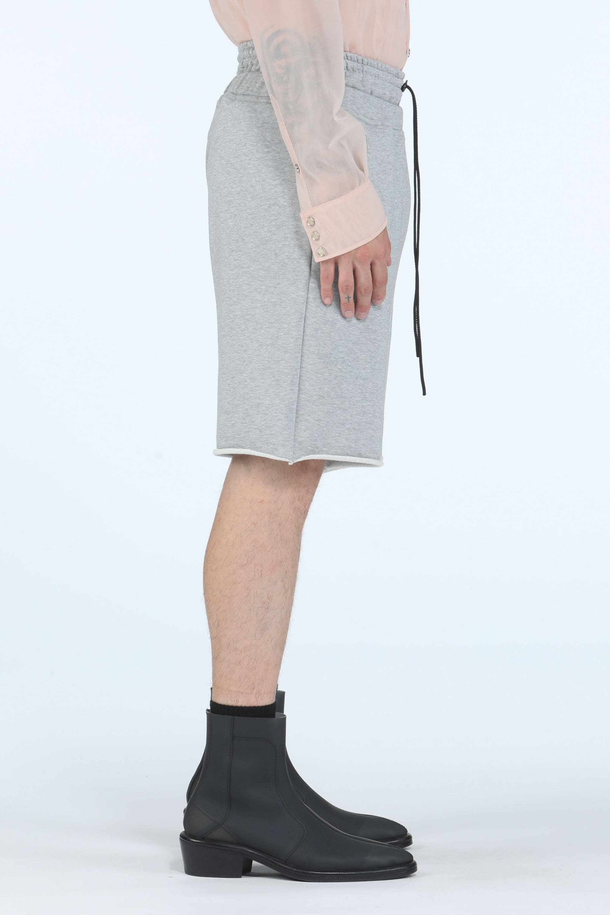 LOGO-EMBROIDERED COTTON SHORTS - 3