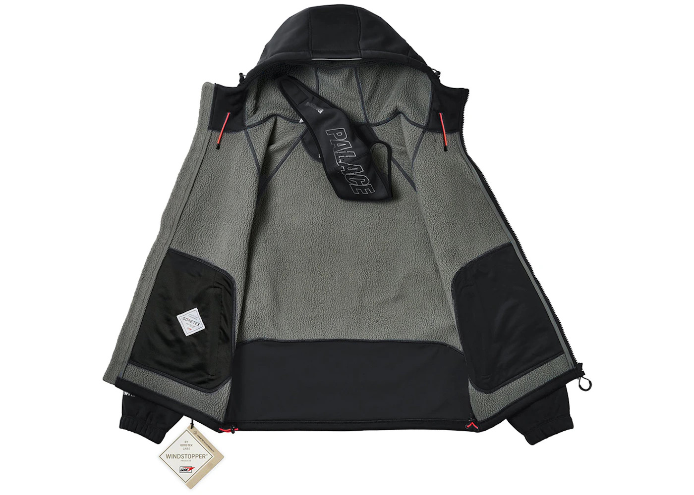 Palace GORE-TEX Windstopper Jacket Black - 2