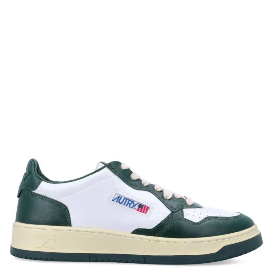 Autry Bicolor Medalist Leather Low Sneakers - 1
