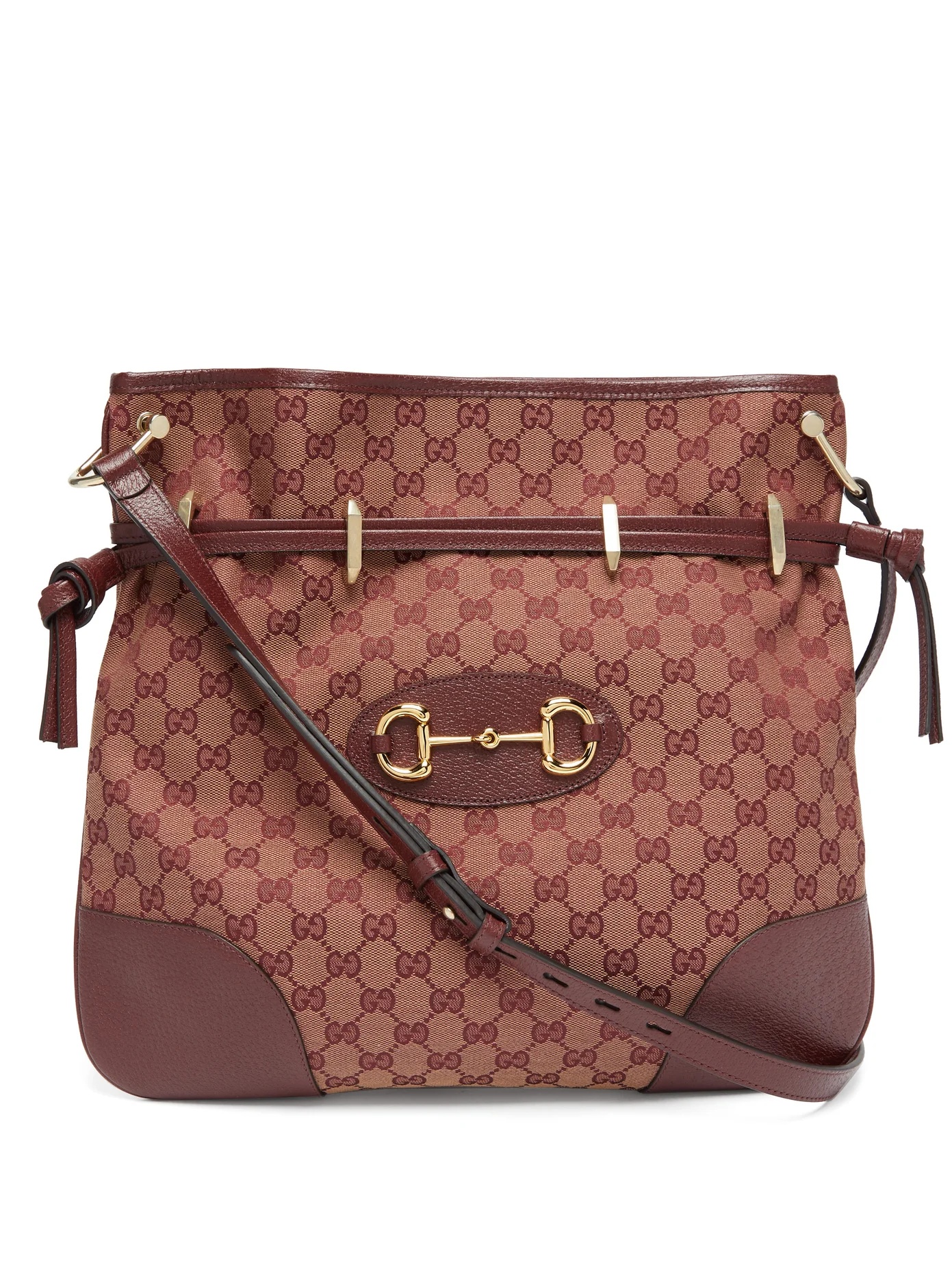 1955 GG-jacquard Horsebit shoulder bag - 1