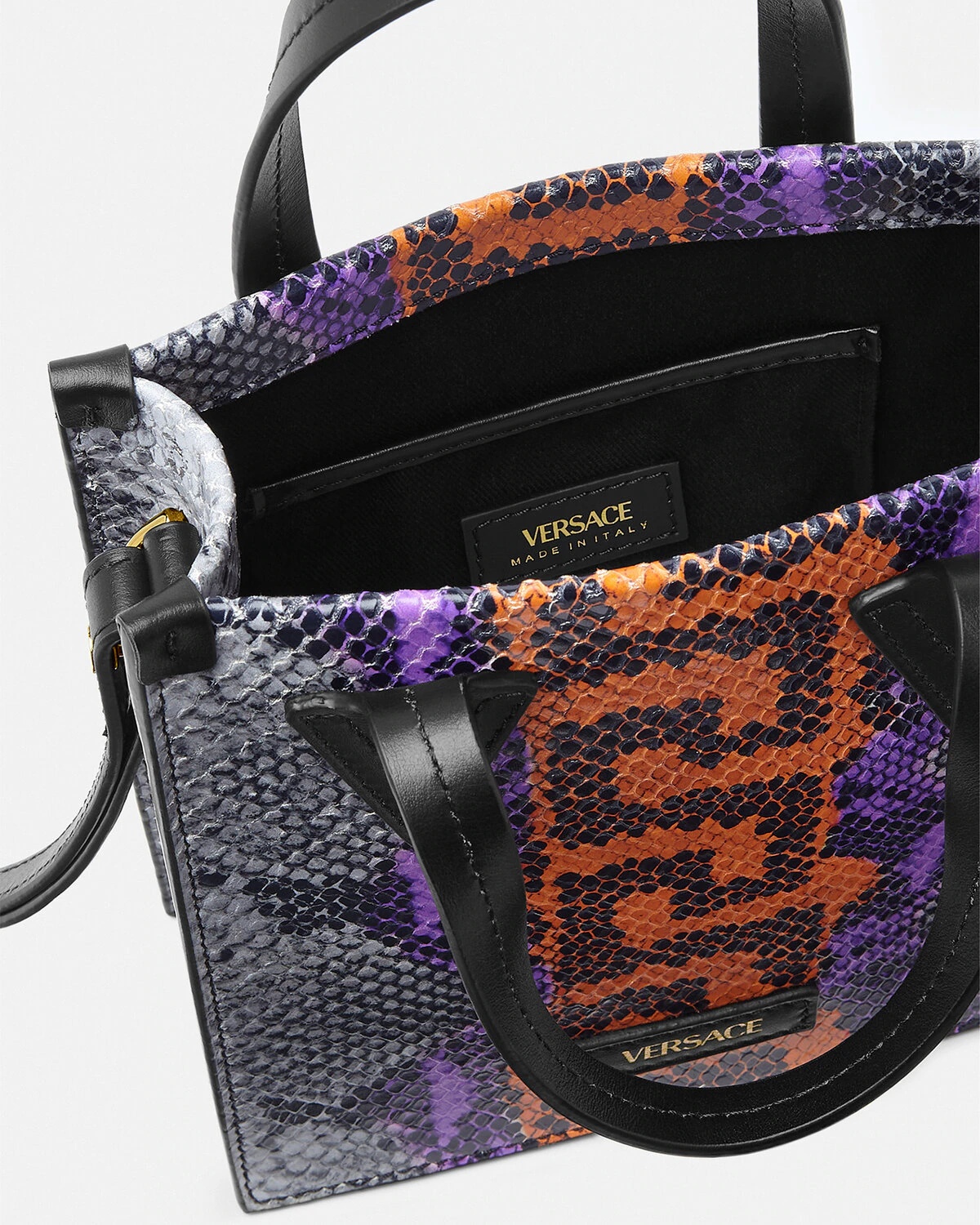 Python Greca Print Crossbody Bag - 4