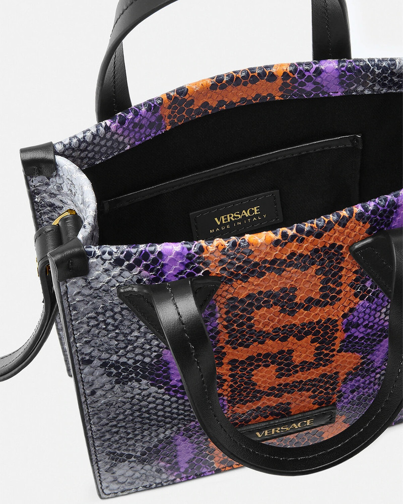 Python Greca Print Crossbody Bag 4