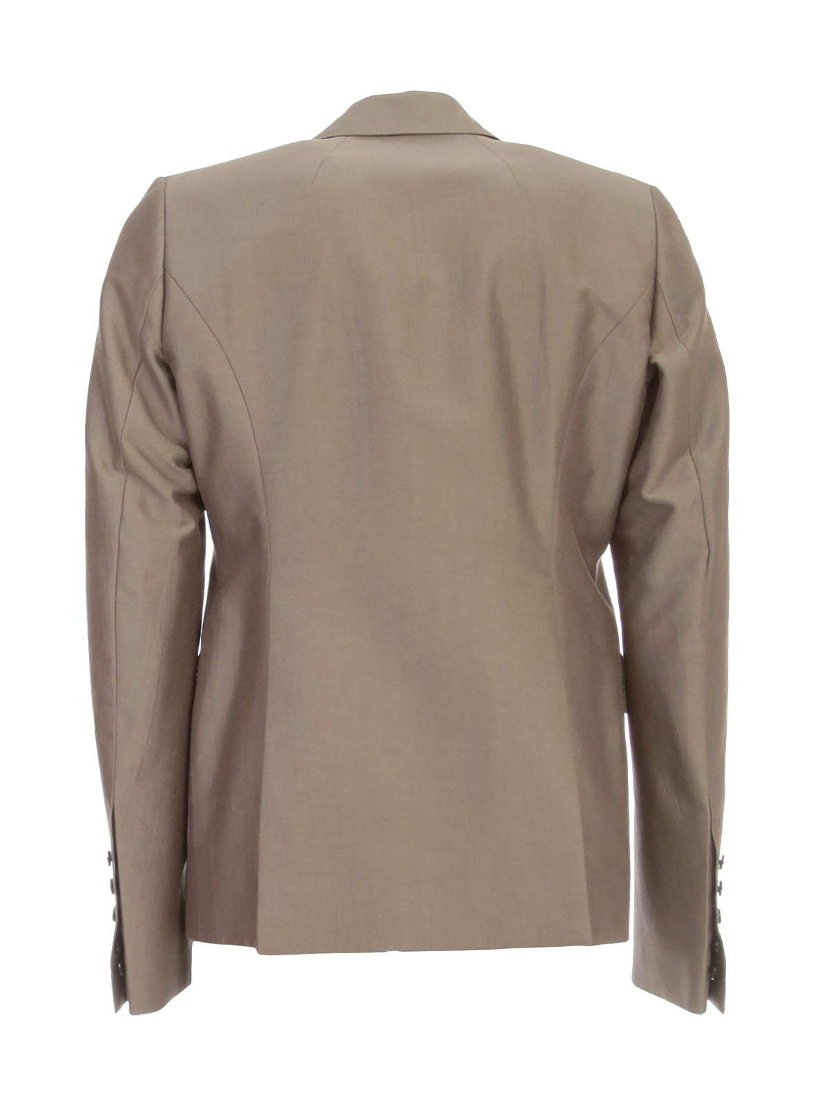 Rick Owens Men Jacket Single Breasted Silk Cotton - 2