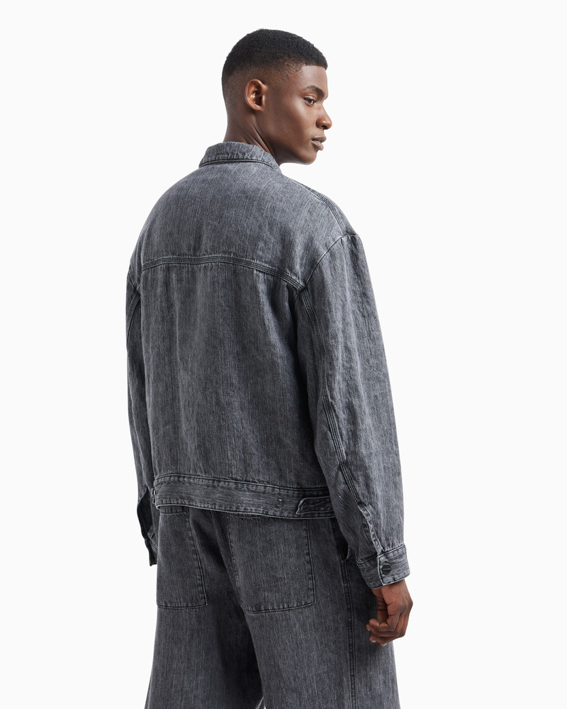 DENIM COLLECTION LINEN BLOUSON 3