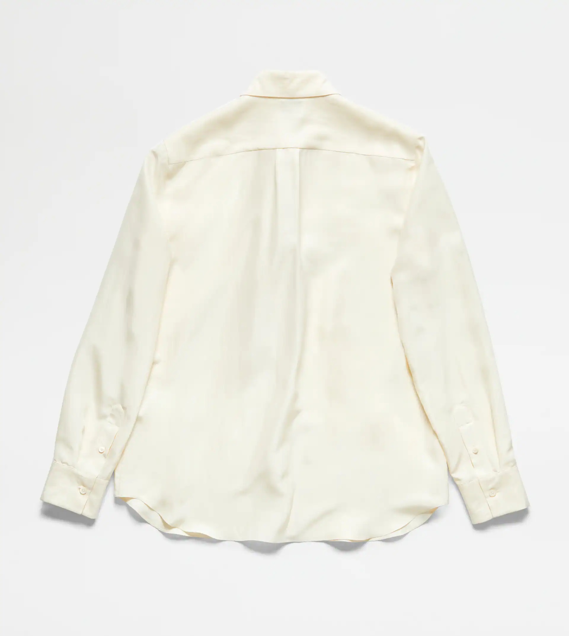 SILK BLOUSE - OFF WHITE - 8