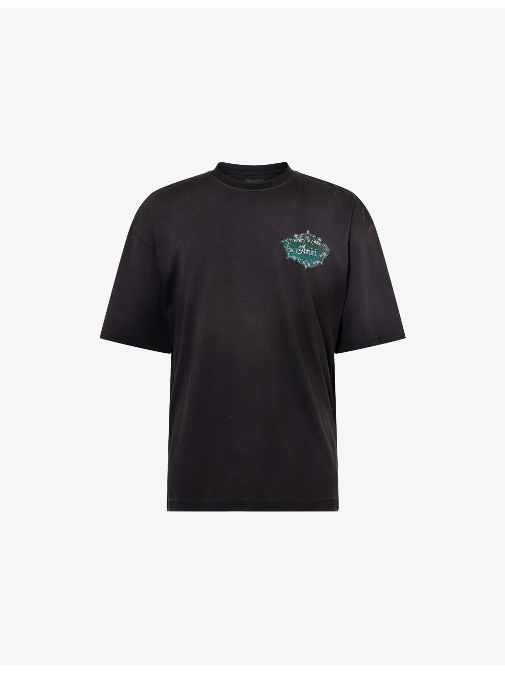 Chateau Crest Printed Cotton-Jersey T-Shirt - 1