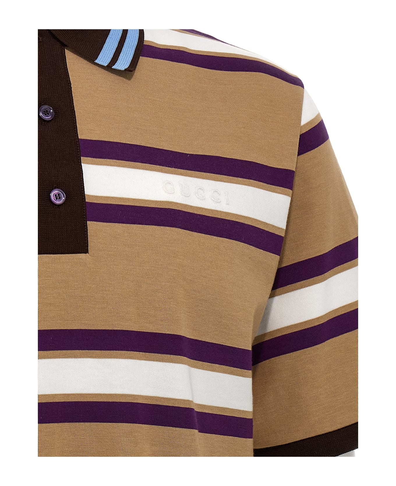 Embossed Logo Polo Shirt - 4