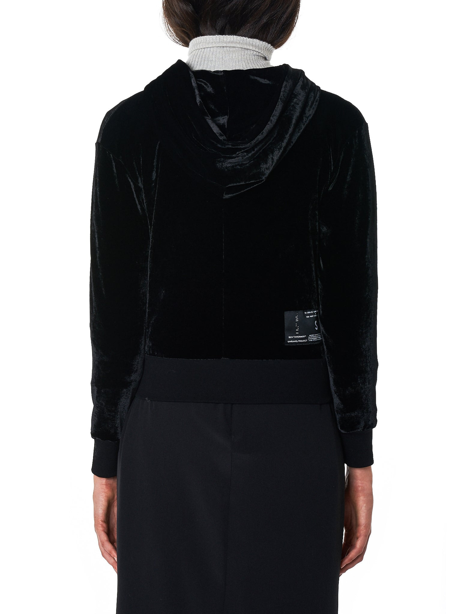 Velour Hooded Sweater - 3
