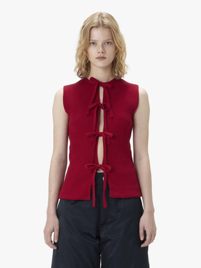 JW Anderson BOW TIE TANK TOP outlook