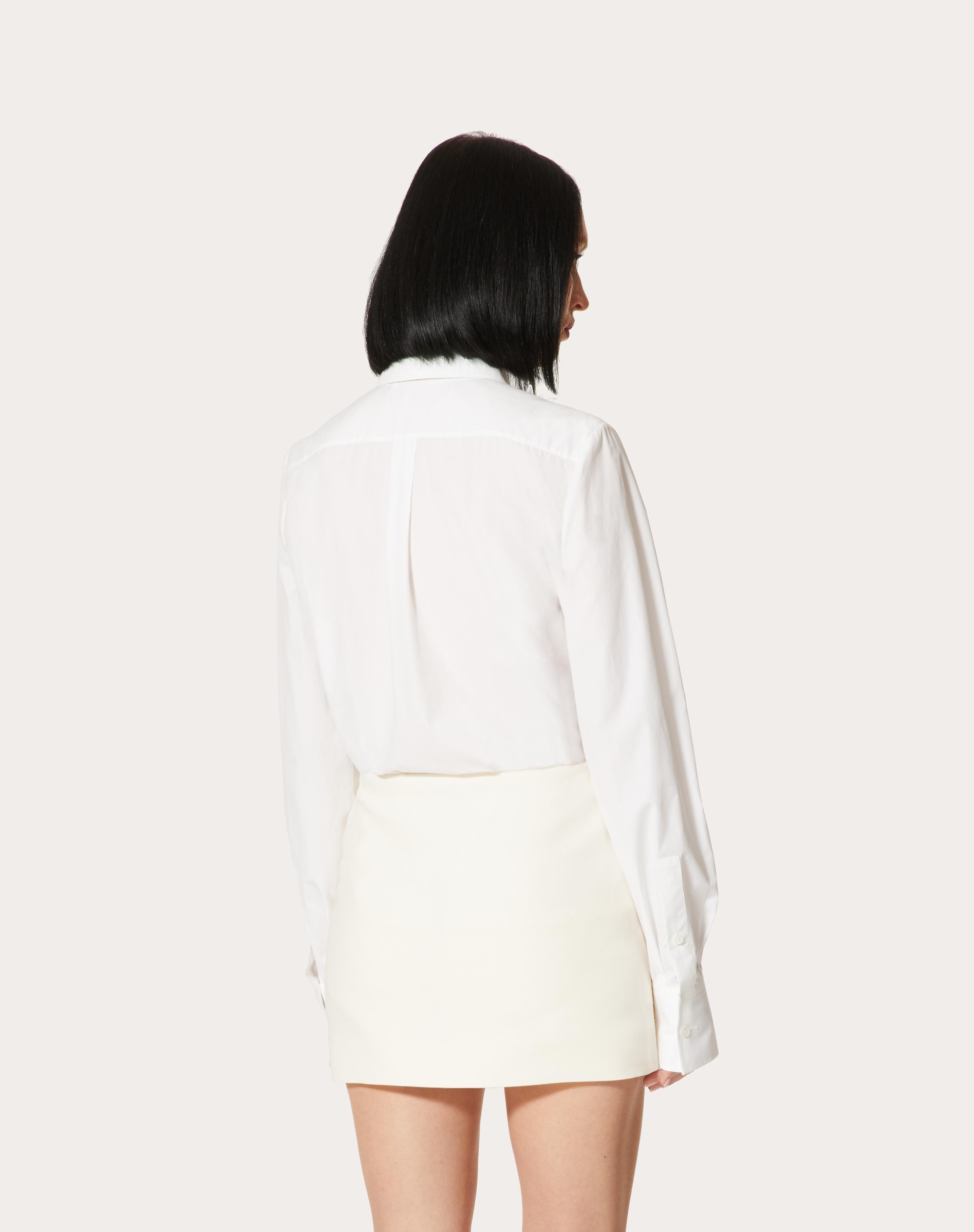 EMBROIDERED COTTON POPLIN SHIRT - 4