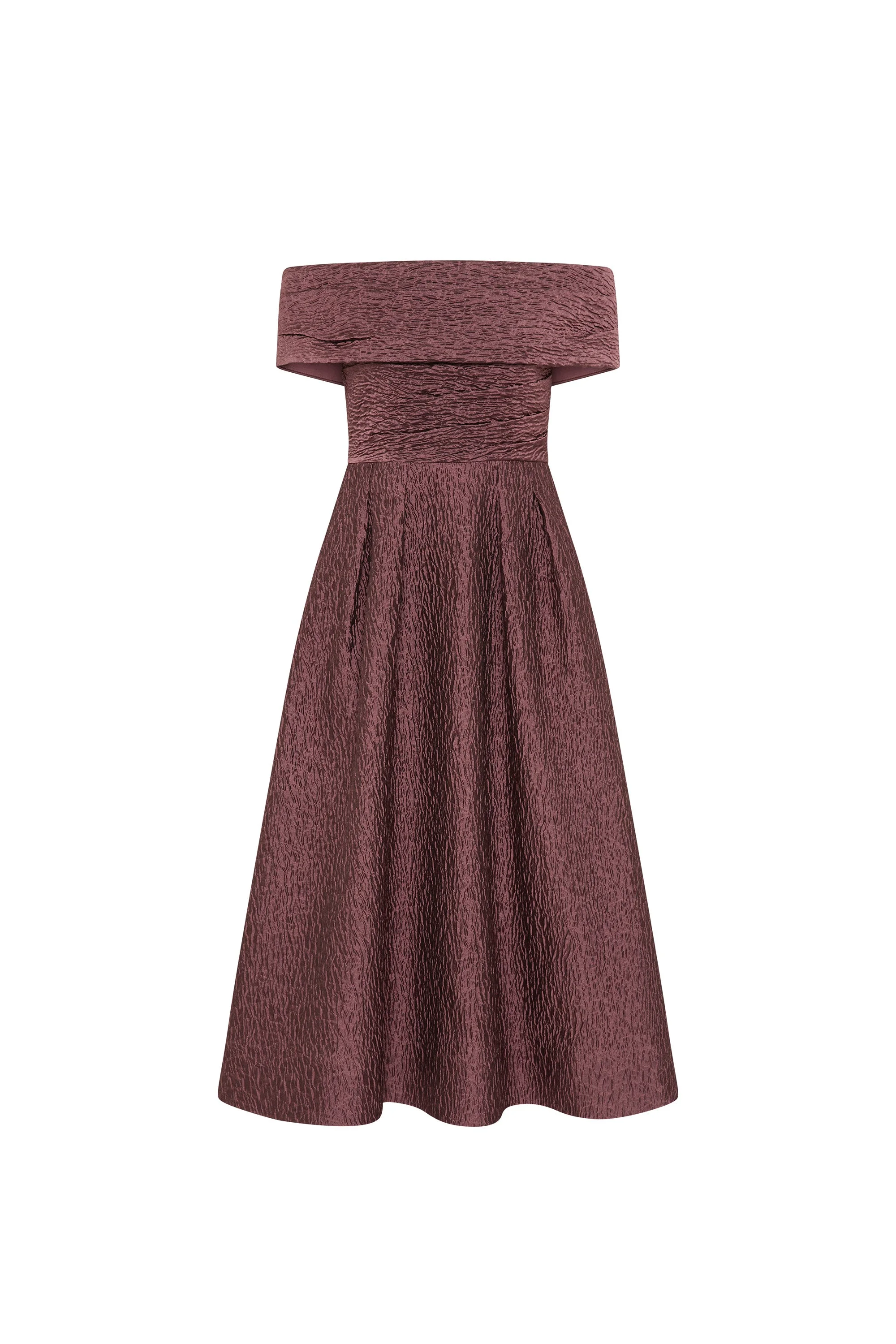 Adalyn Off The Shoulder Midi Dress - 1