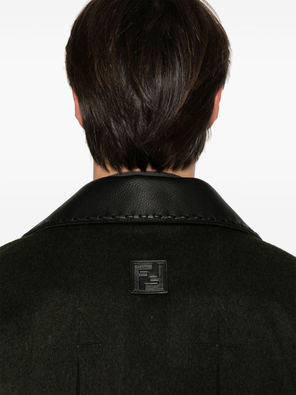 pleat-detail coat - 5