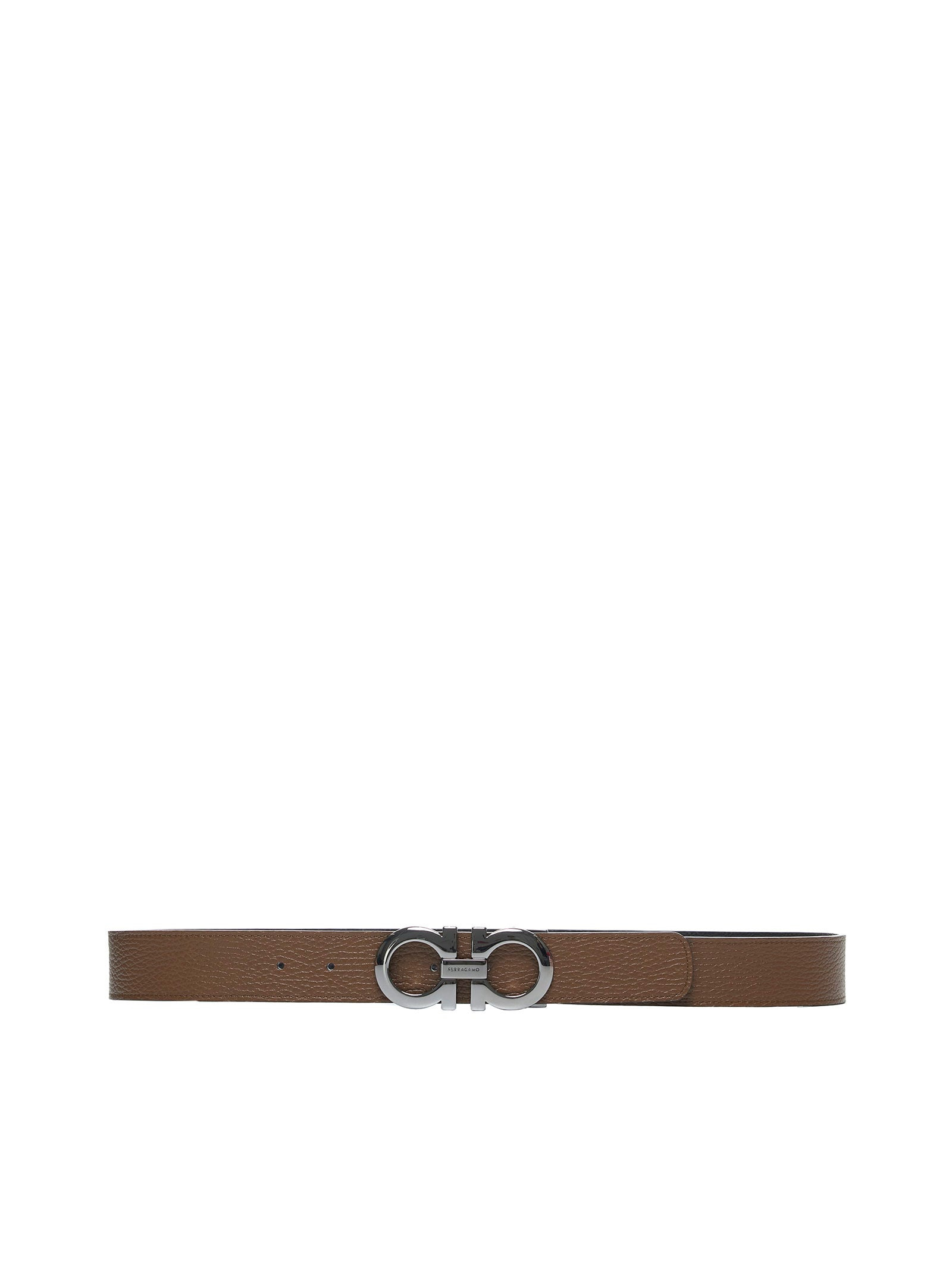 Ferragamo Men Gancini Reversible Leather Belt By Ferragamo - 1