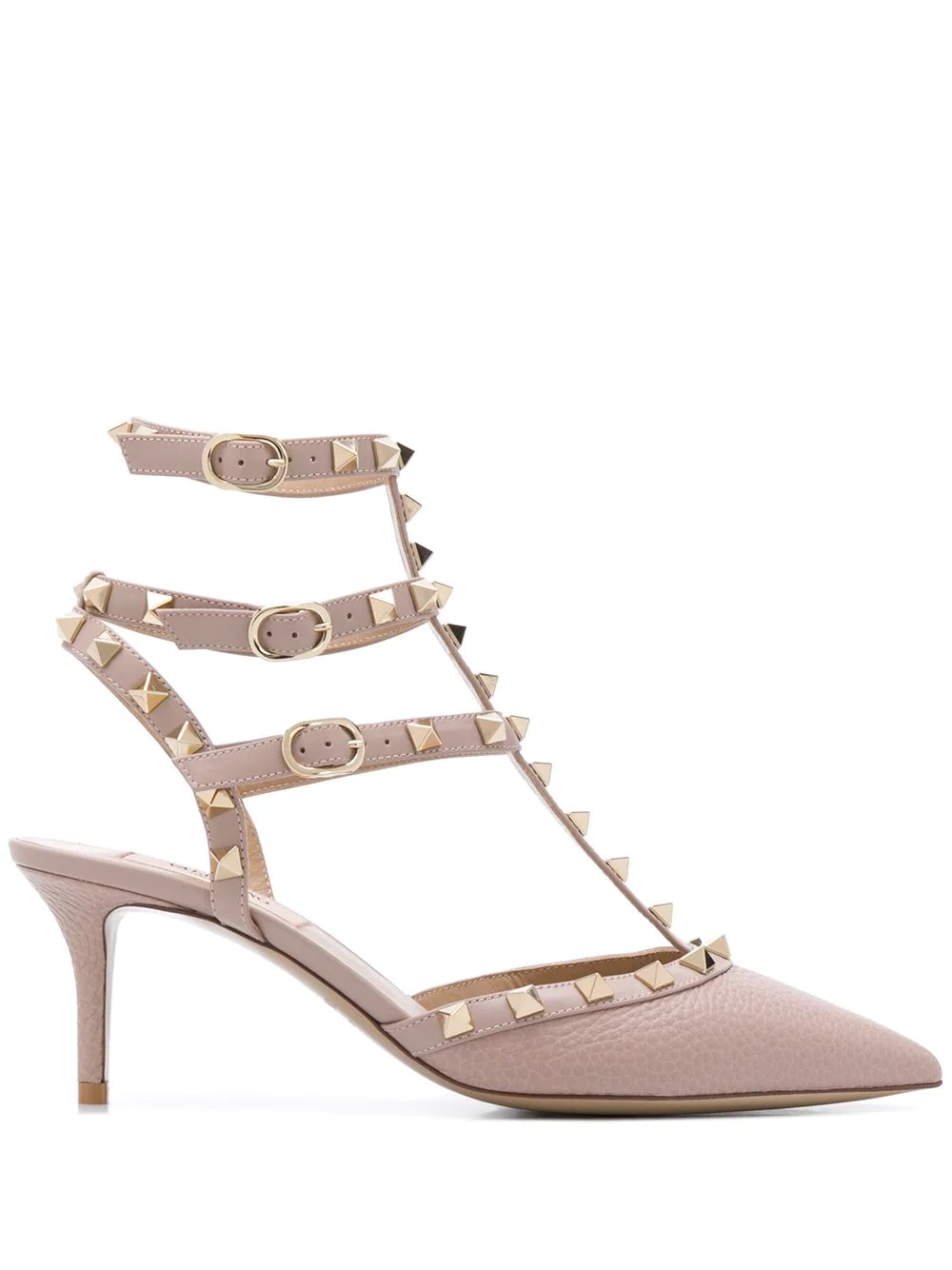 Rockstud 70mm pointed pumps - 1