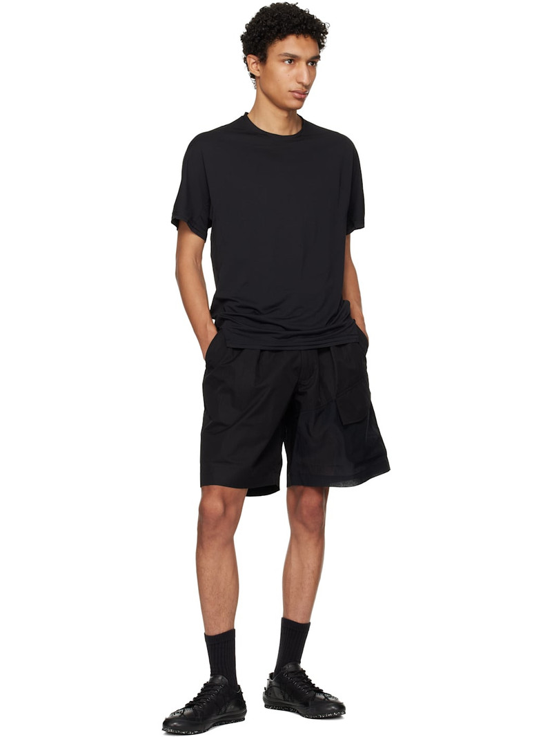 Y-3 Black Running Short Sleeve T-shirt outlook