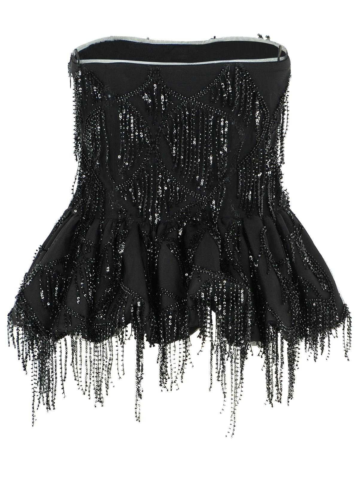 Rotate 'Dorla' Black Polyester Top Women - 3