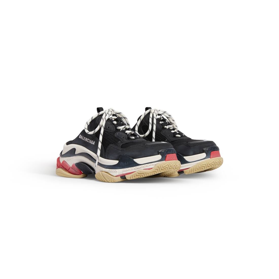 Men's Triple S Mule in Black - 2