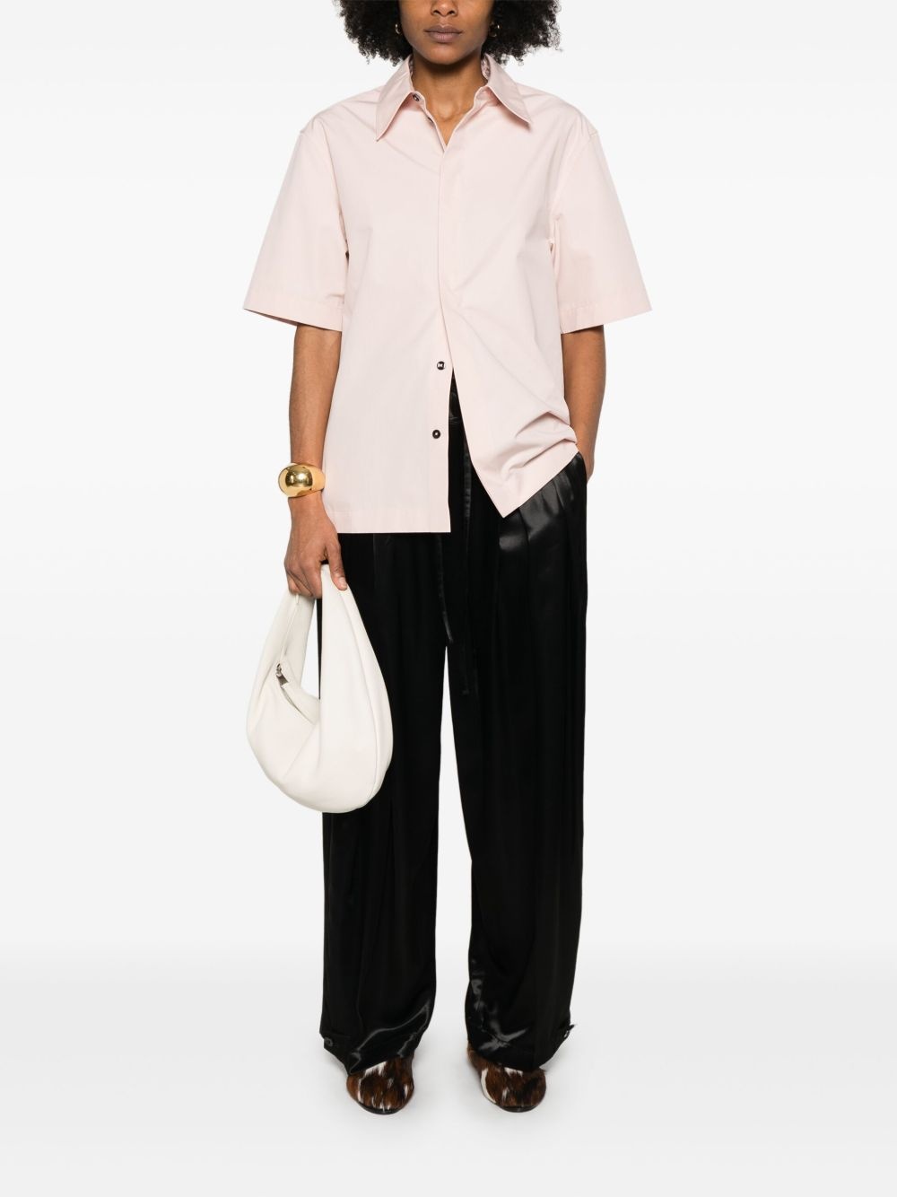 satin palazzo pants - 2