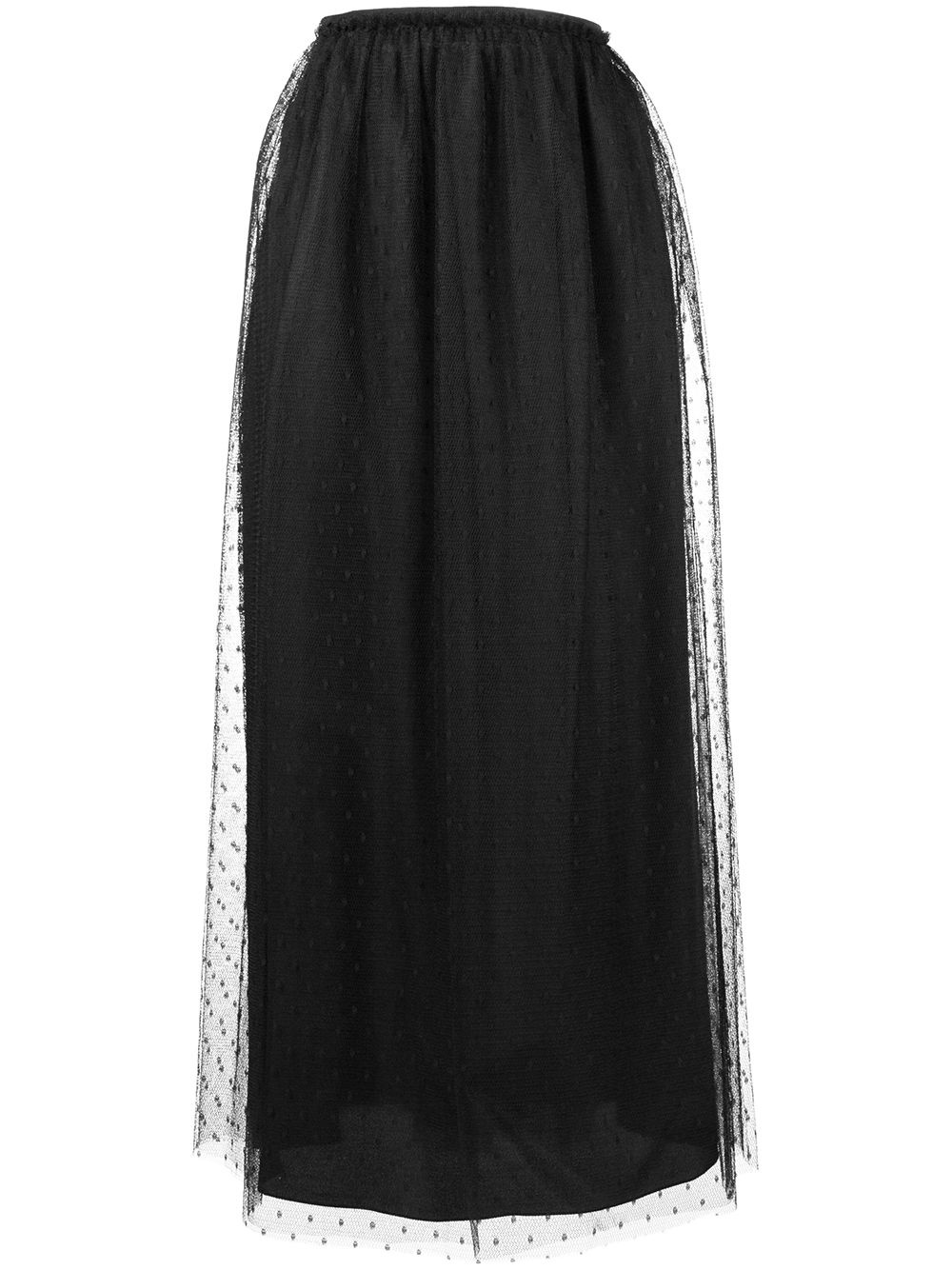 point d'esprit midi skirt - 1