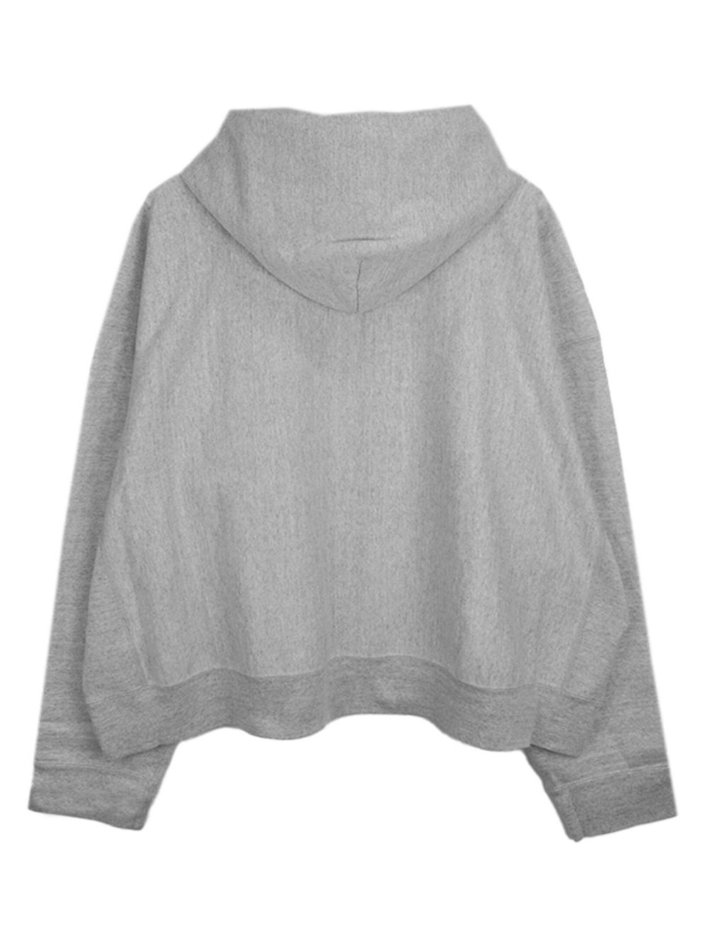 logo-embroidered hoodie - 2