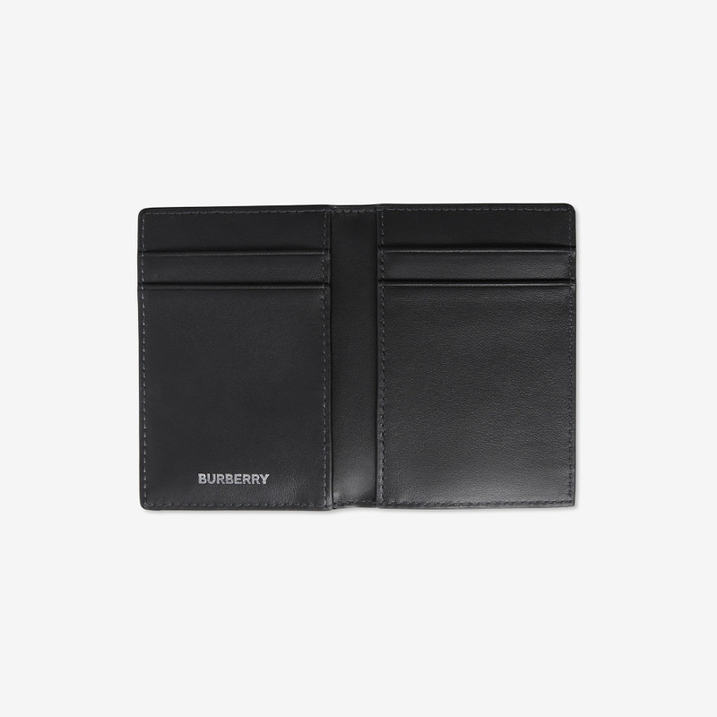 Burberry Check and Leather Folding Card Case outlook