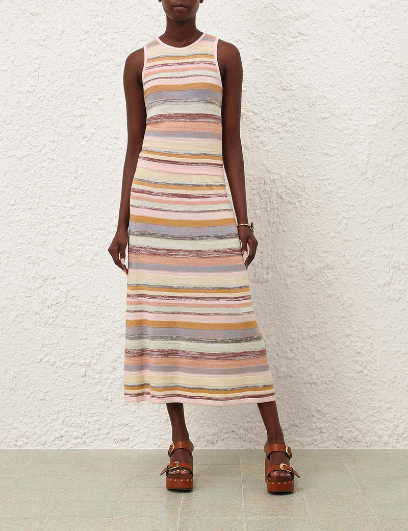 Zimmermann LUNA MOULINE MIDI SKIRT outlook