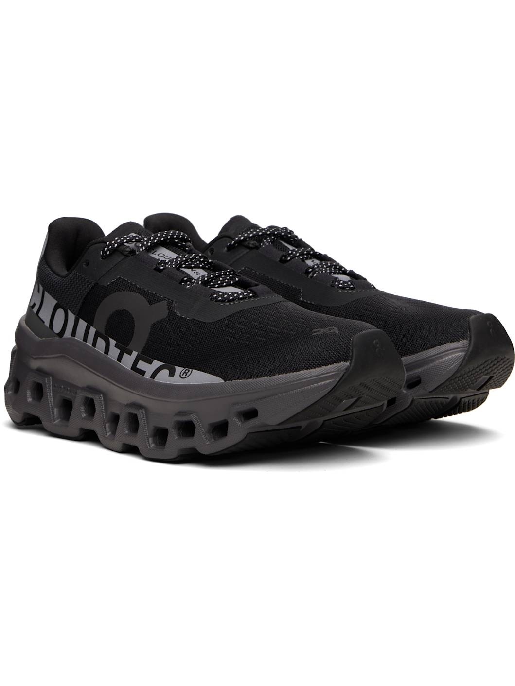 Black & Grey Cloudmonster Lumos Sneakers - 4