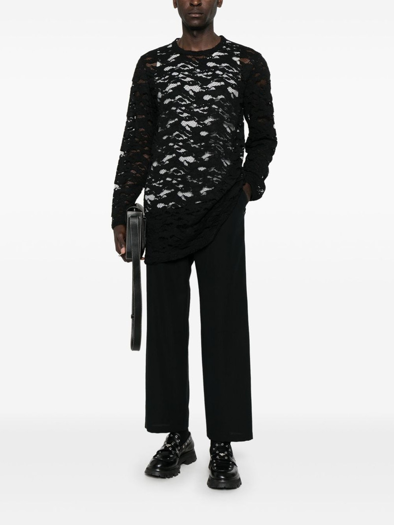 Comme des Garçons Homme Plus lace T-shirt outlook