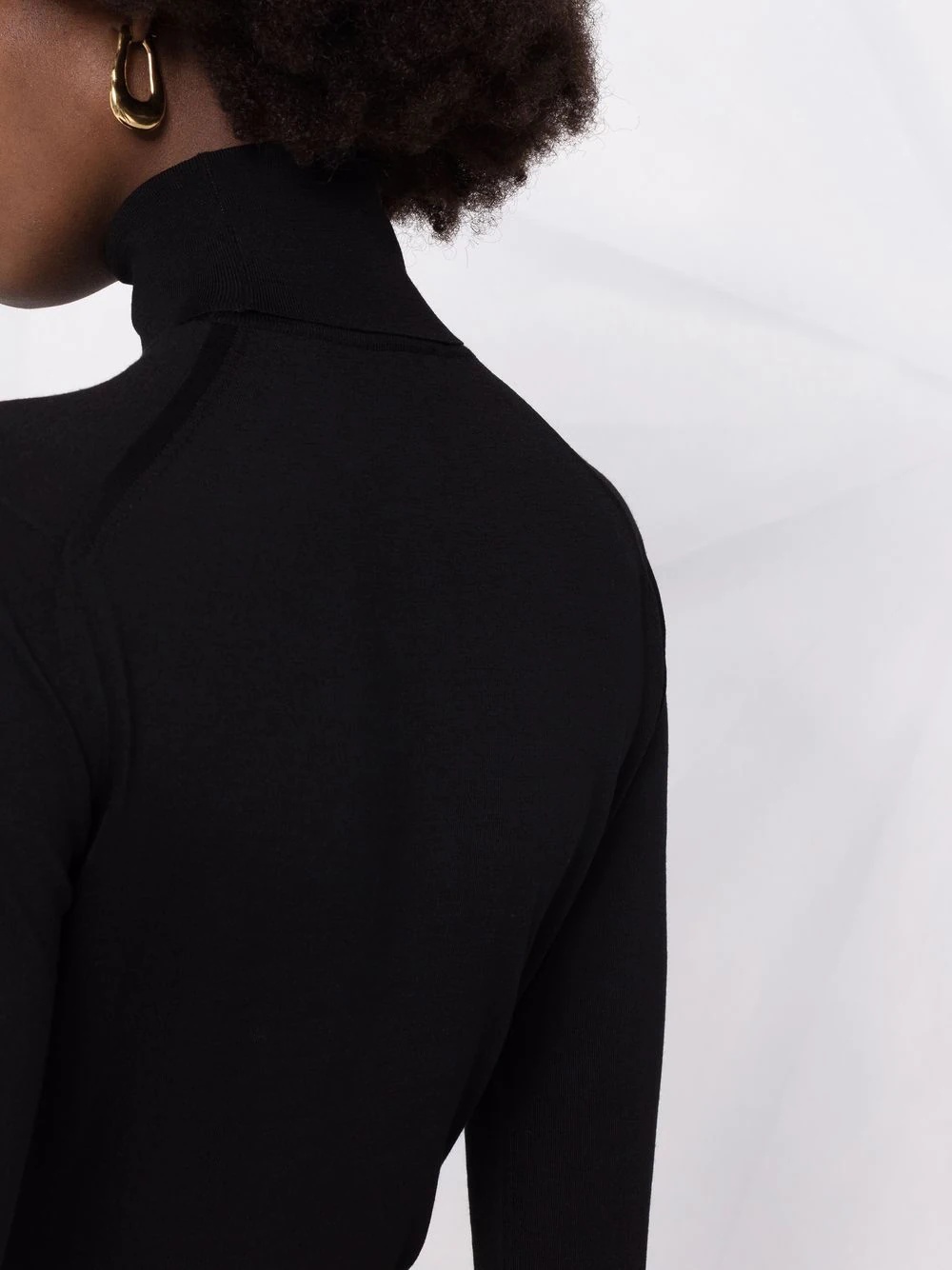 roll-neck wool jumper - 6