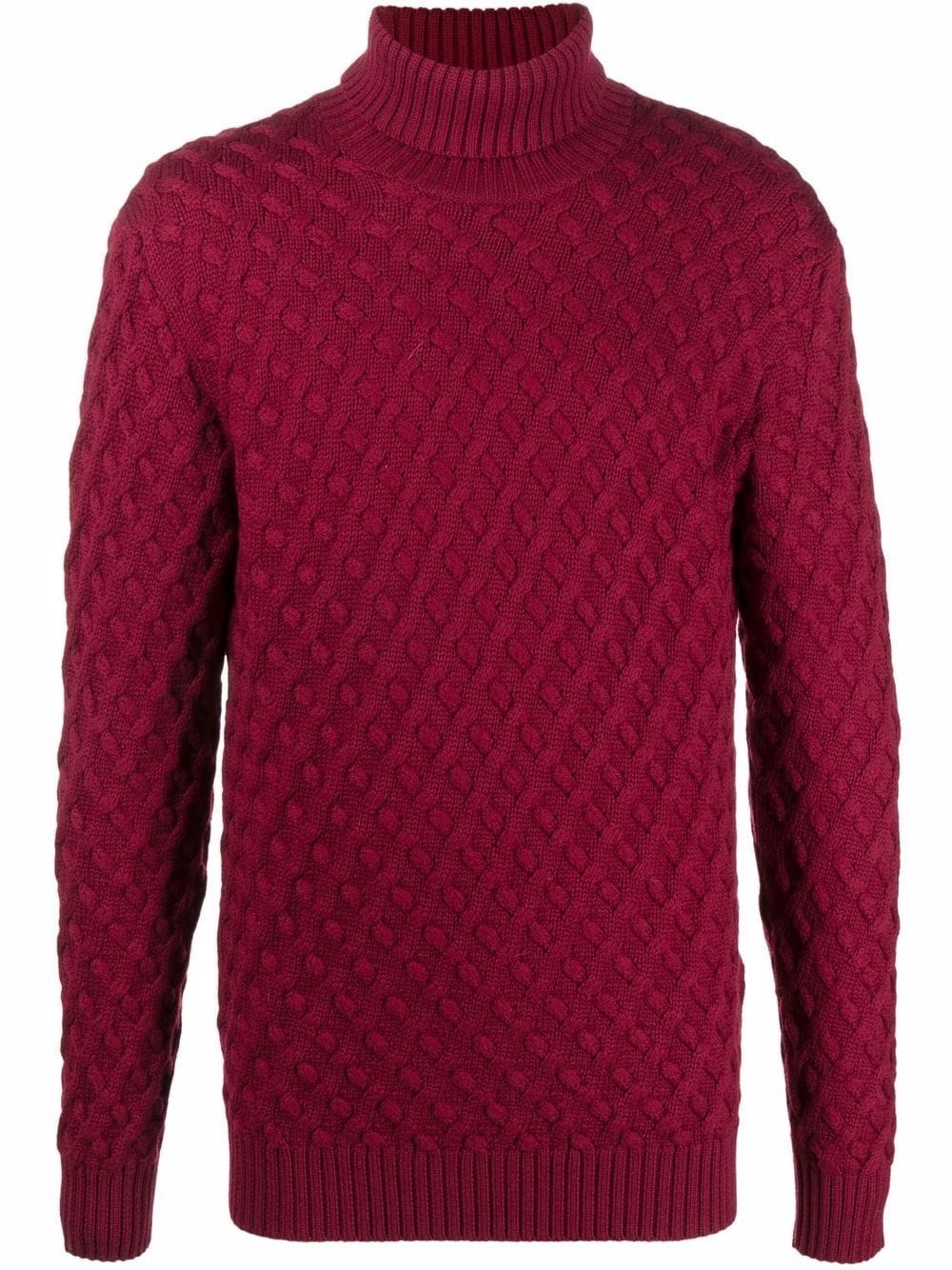 textured-knit jumper - 1