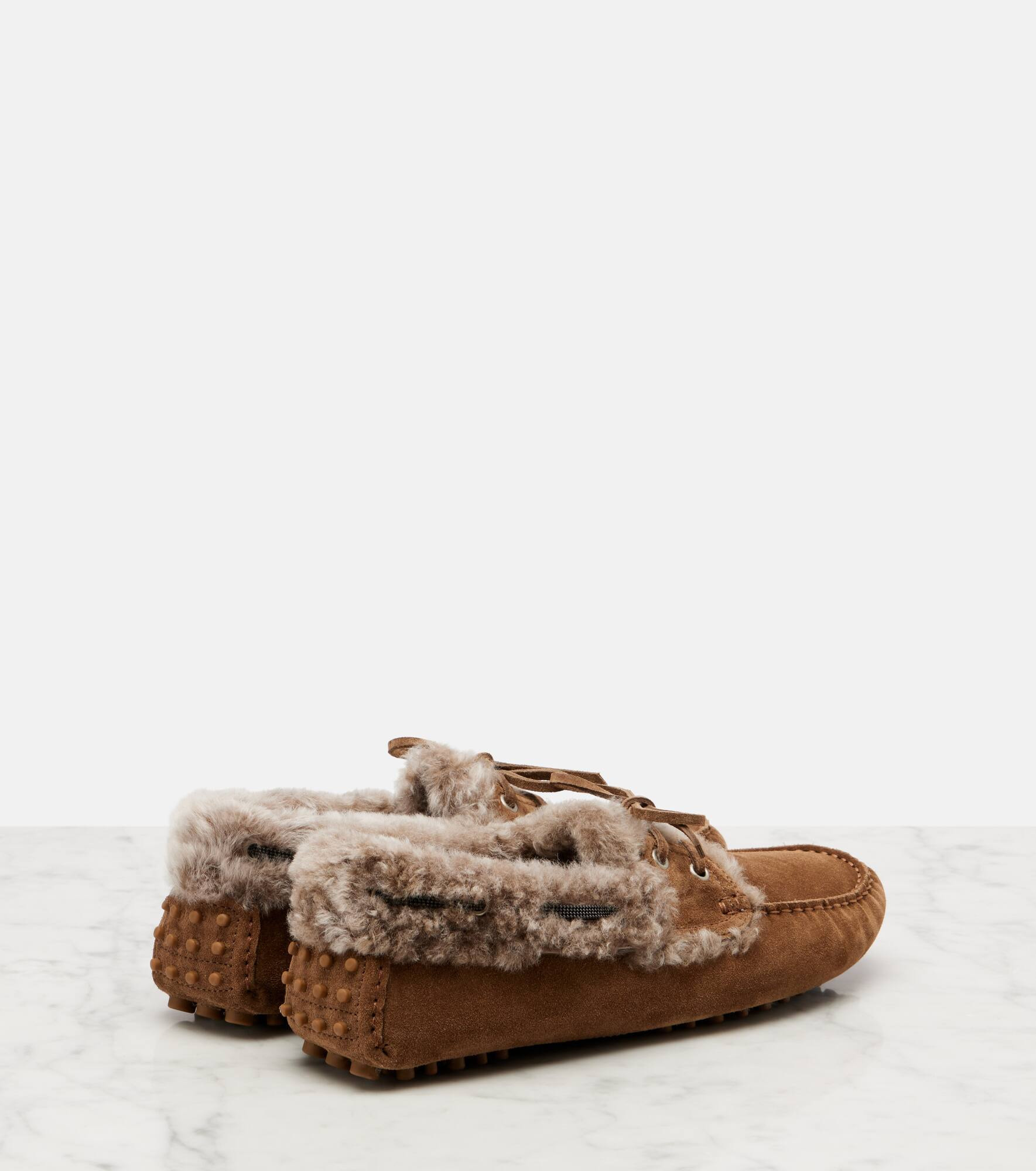 Monili suede driving shoes - 2
