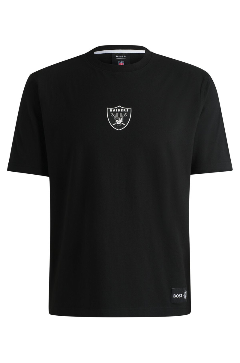 BOSS X NFL STRETCH-COTTON T-SHIRT WITH SPECIAL BRANDING 1