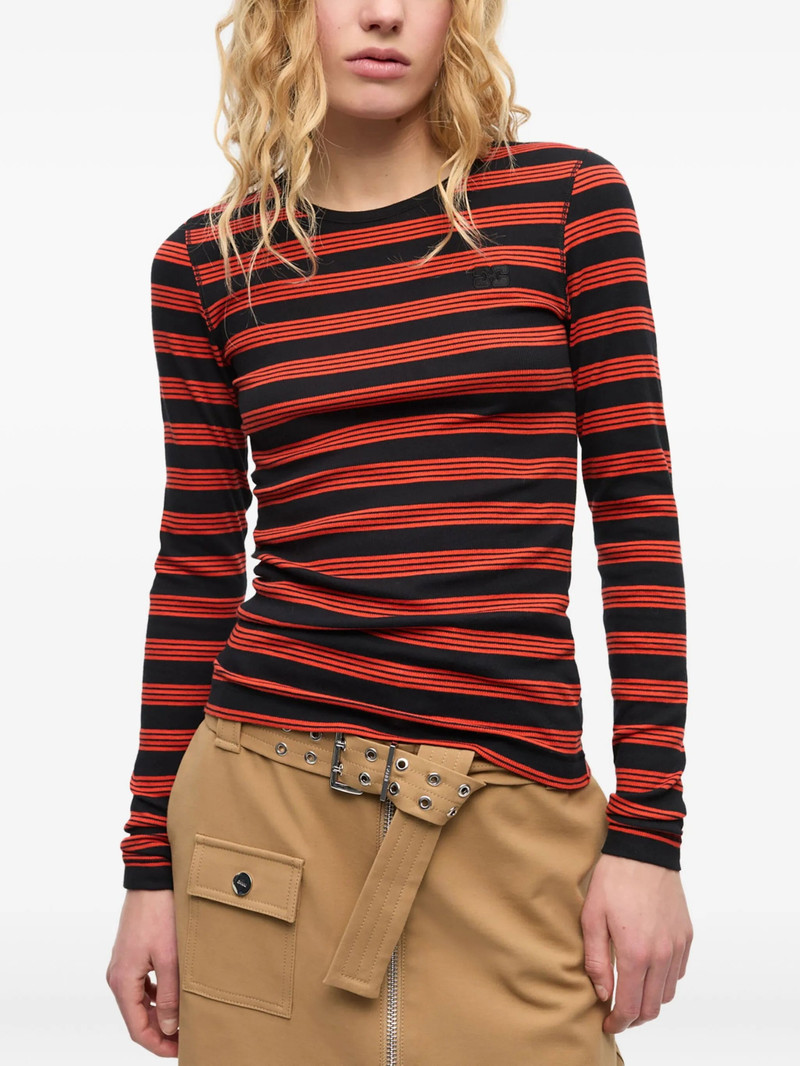 GANNI Striped T-shirt outlook
