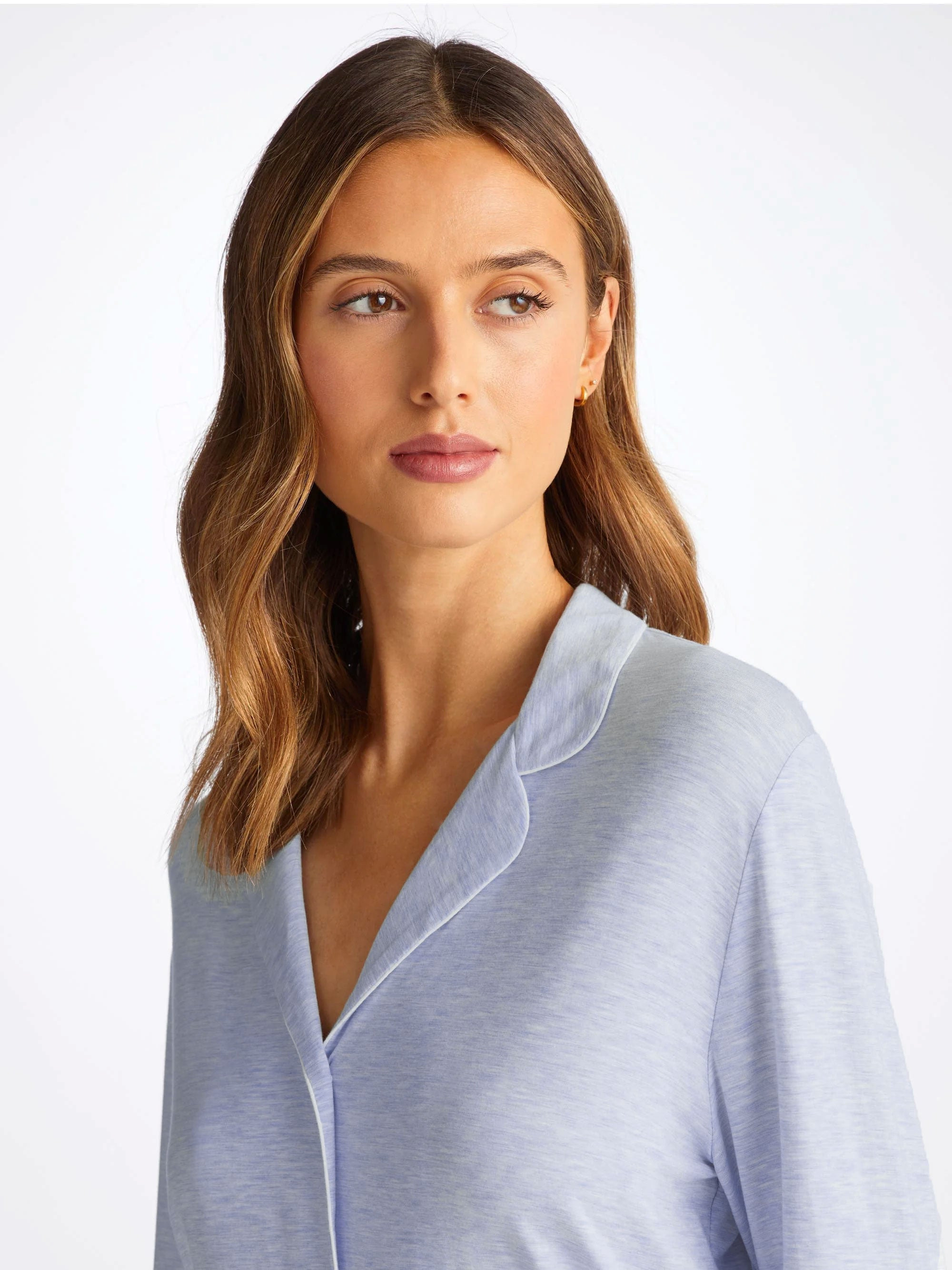 Women's Pyjamas Ethan Micro Modal Stretch Blue - 5
