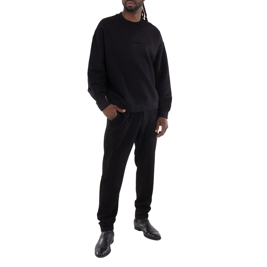 Emporio Armani Embroidered Logo Crew Neck Sweatshirt - 5