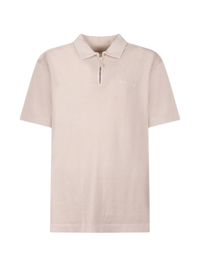 zip-up polo shirt 1