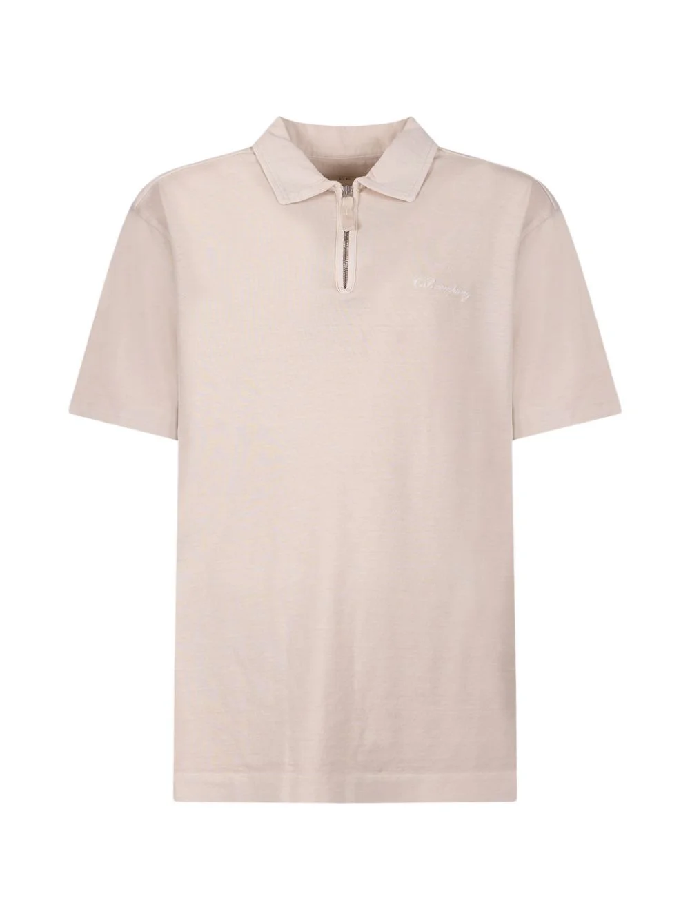 zip-up polo shirt - 1