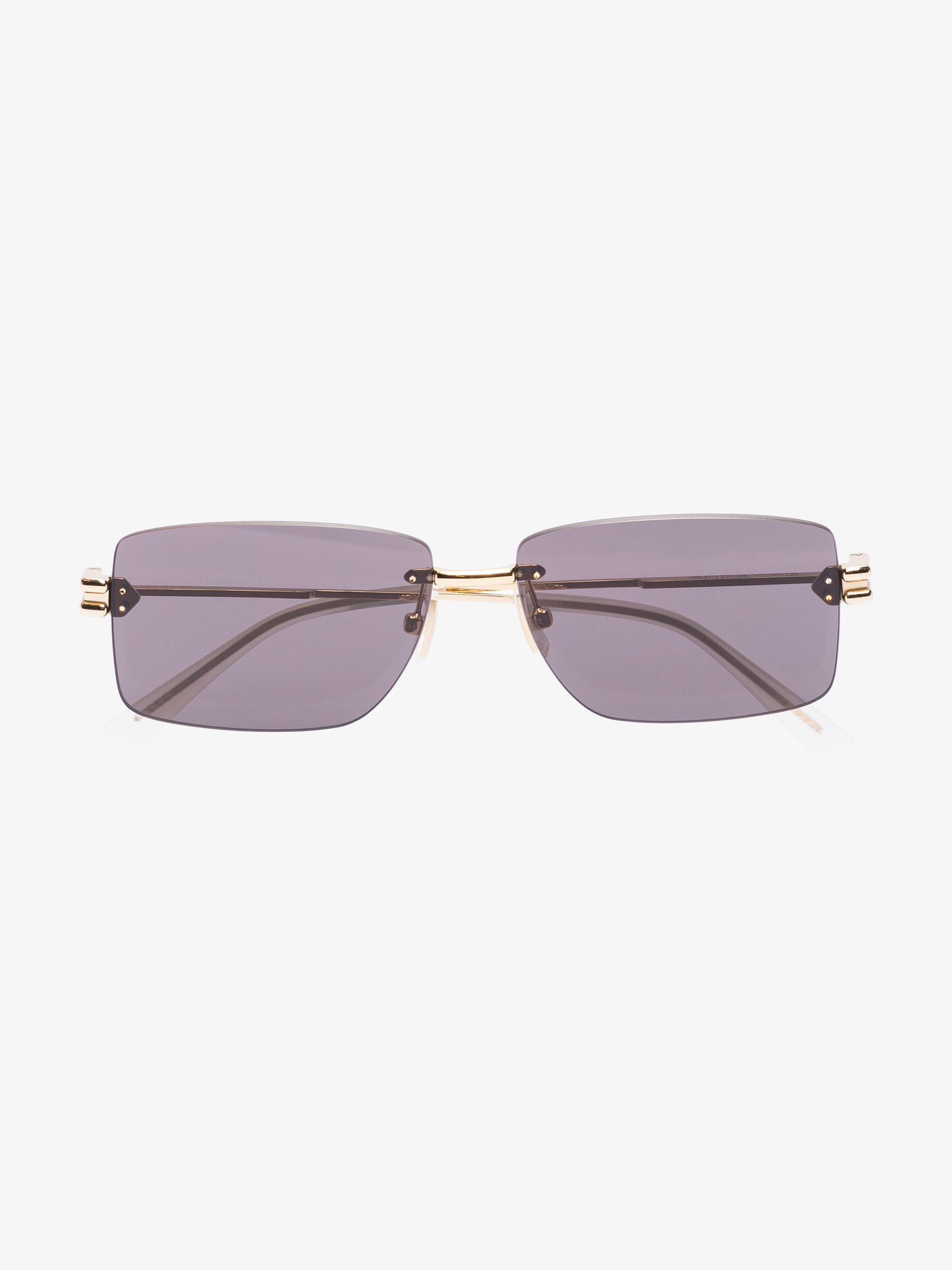 gold tone Classic square sunglasses - 1