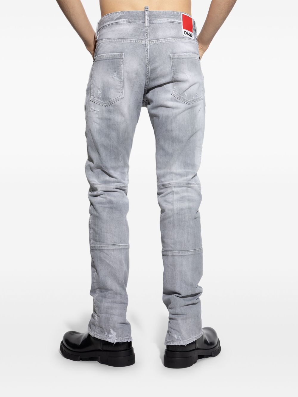 distressed-effect jeans - 4