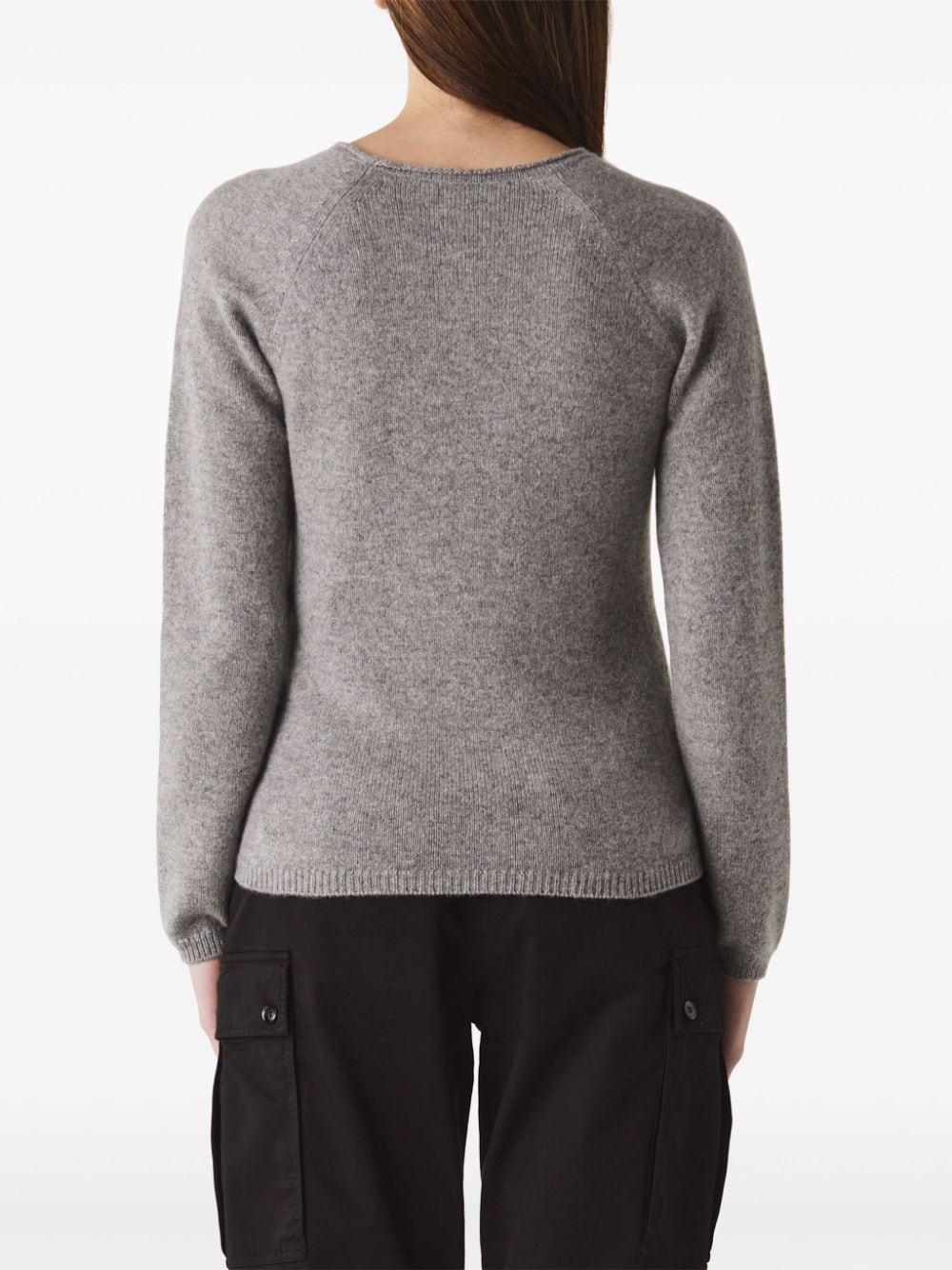 V-neck cashmere jumper - 3