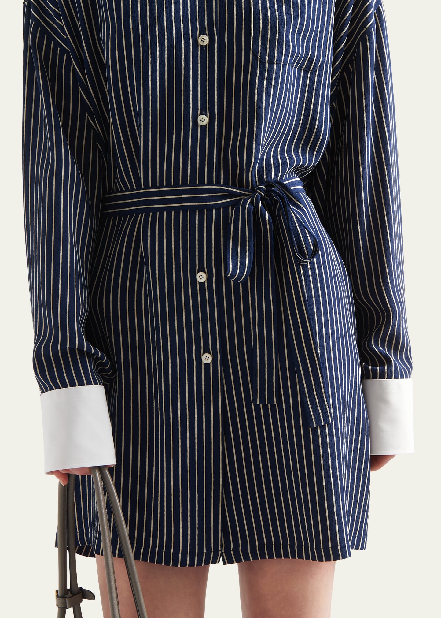 Marocaine Stripe Oversized Shirt - 4