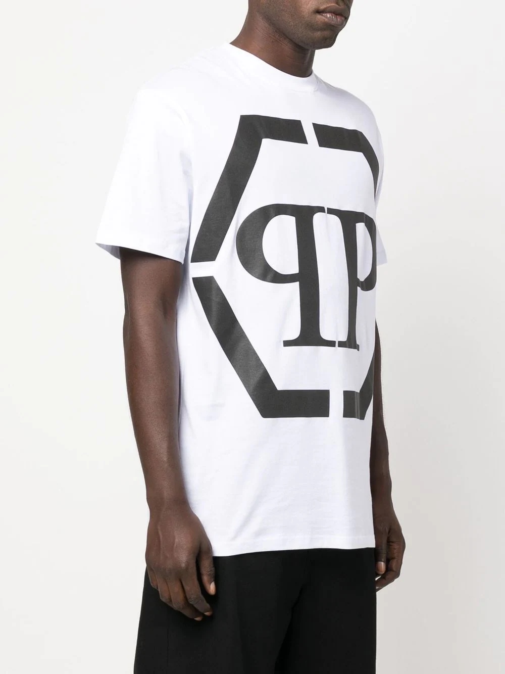 logo-print short-sleeved T-shirt - 3