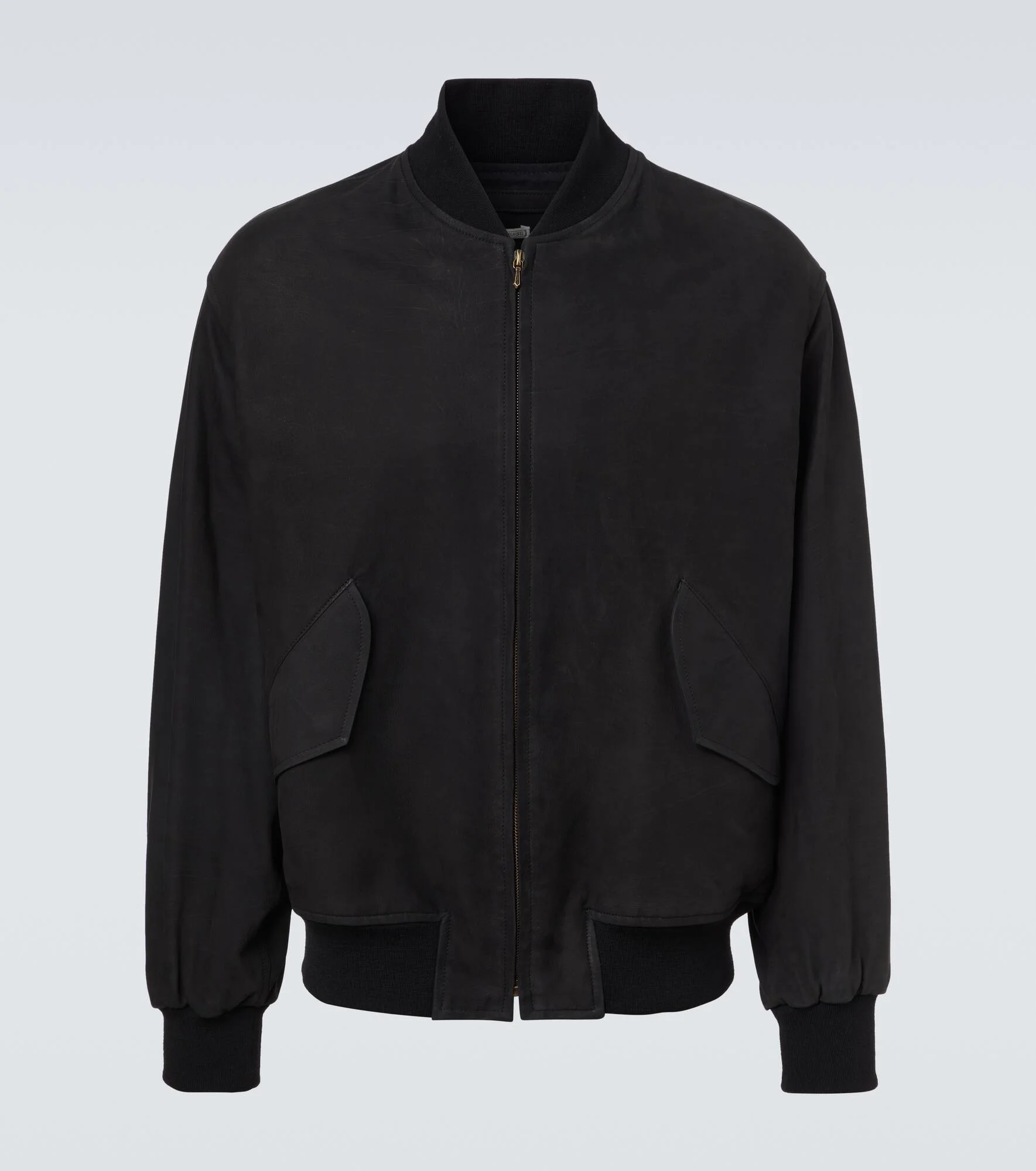 Suede blouson jacket - 1