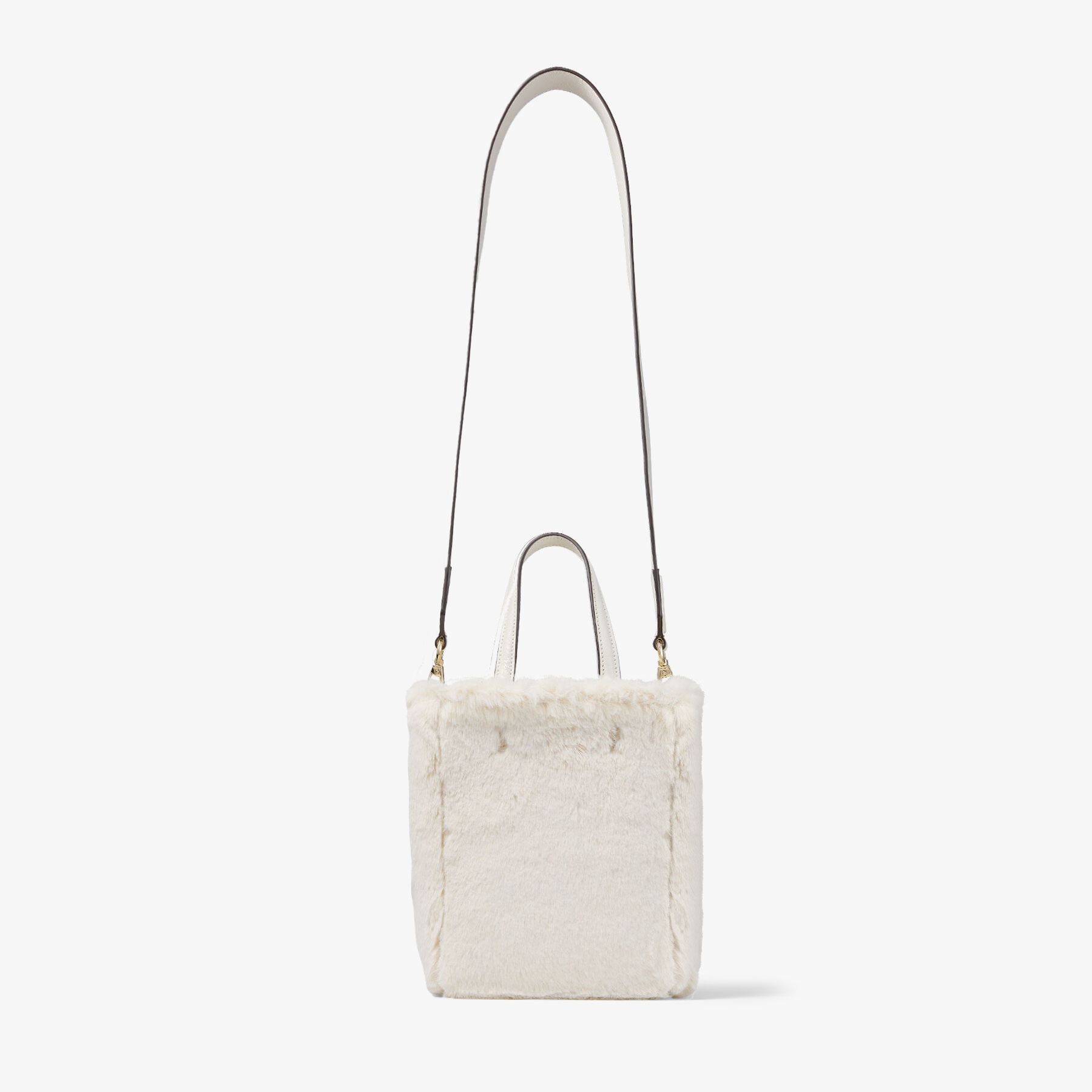 Lenny North-South S
Latte Faux Fur Tote Bag - 5